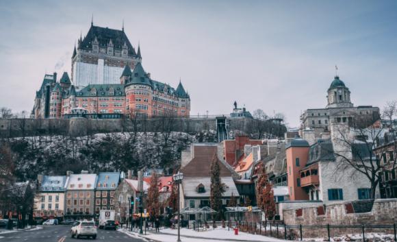 Chateau Frontenac Chateau Frontenac view in Quebec City