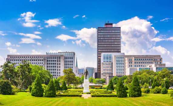 A view of Baton Rouge, Louisiana