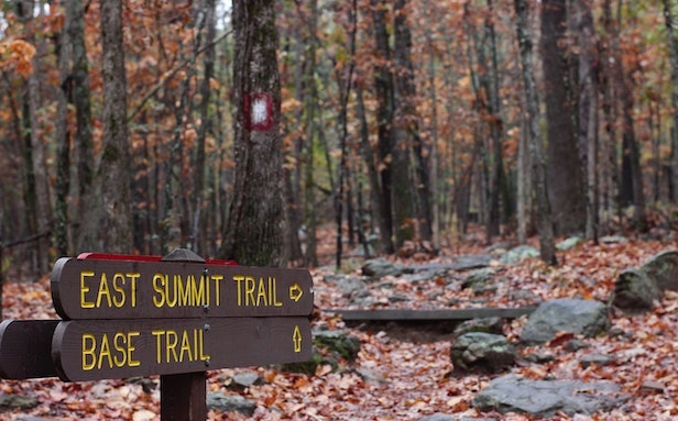 Trailhead Arkansas hiking trailhead