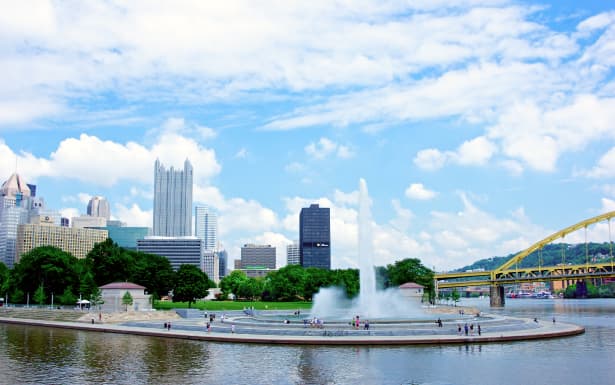 Pittsburgh View of Pittsburgh from the water