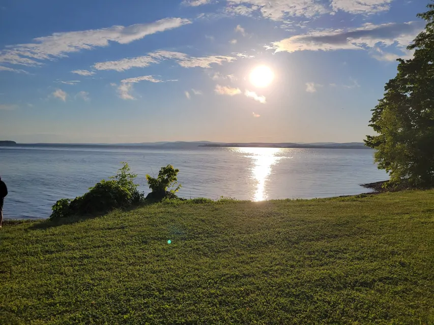 Vermont lake Grand Isle Vermont lake view