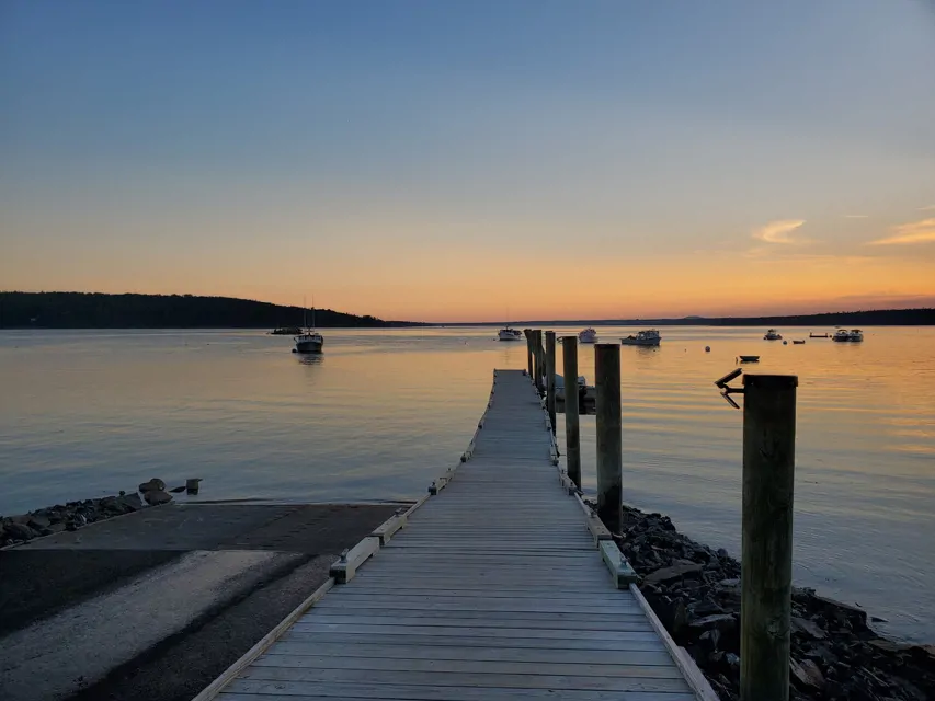 Sunset on the lake