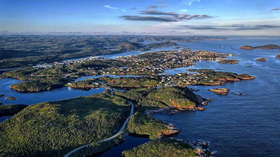 Aerial view in Newfoundland and Labrador Aerial view in Newfoundland and Labrador
