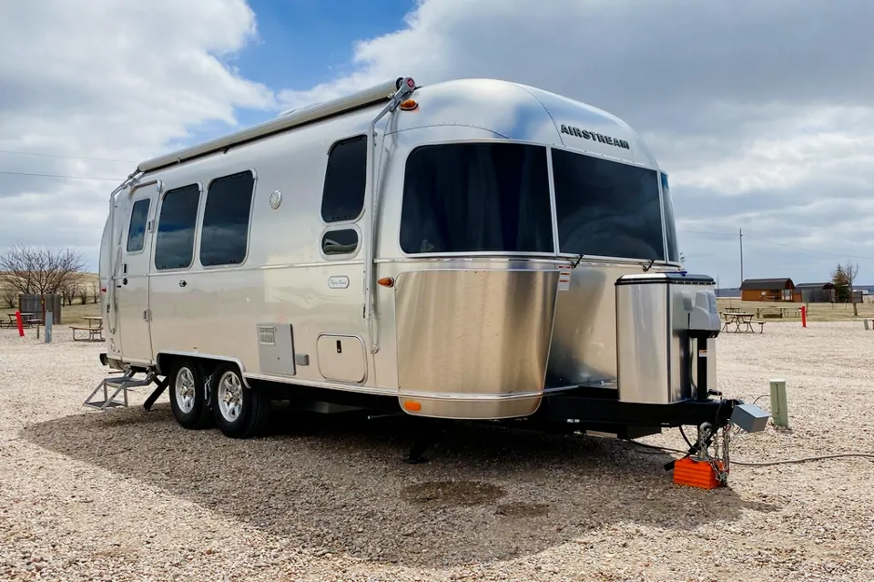 Airstream Parked Airstream trailer
