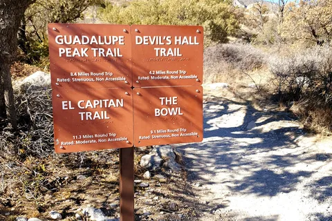 Pine Springs Campground - Guadalupe Mountains National Park