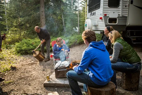 Mount Kerkeslin Campground - Jasper National Park