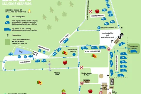 The Campground at Big B's Delicious Orchards