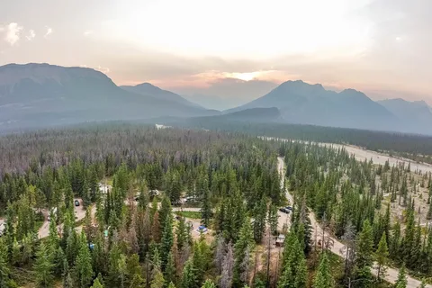 Snaring River Overflow Campground - Jasper National Park