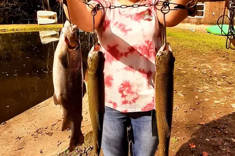 Tumbling waters campground and trout pond