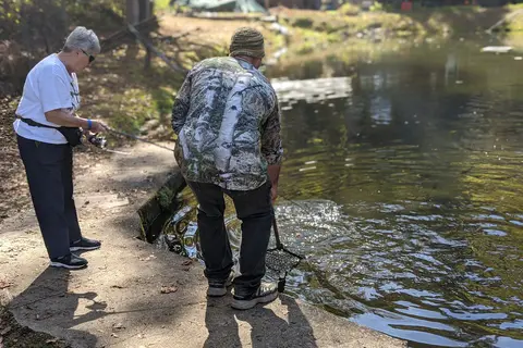 Tumbling waters campground and trout pond