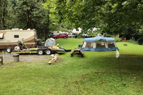Tumbling waters campground and trout pond