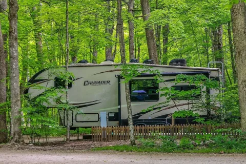 Camping on the Battenkill