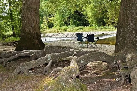 Camping on the Battenkill