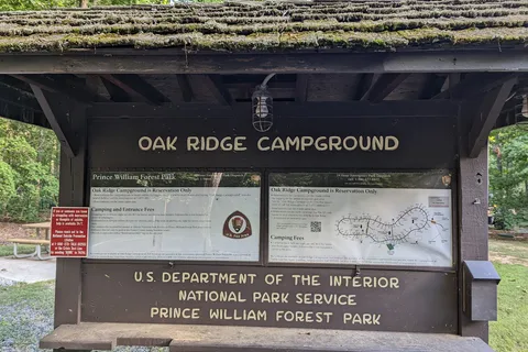 Oak Ridge Campground - Prince William Forest Park