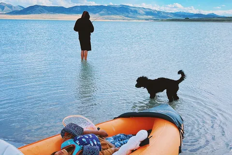 Sandy Beach at Yuba Lake