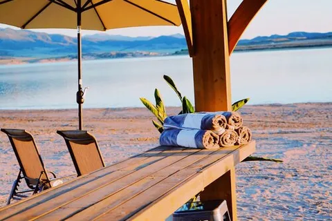 Sandy Beach at Yuba Lake