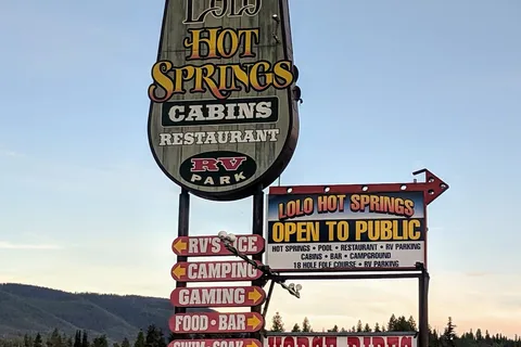 Lolo Hot Springs Campground