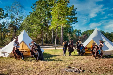 Fields of New Market Campground at Texas Renaissance Festival