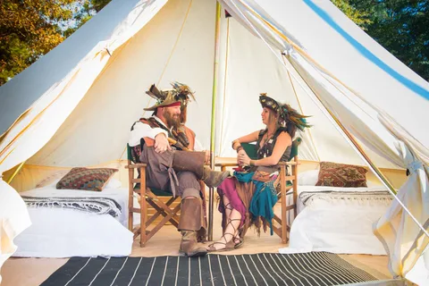 Fields of New Market Campground at Texas Renaissance Festival