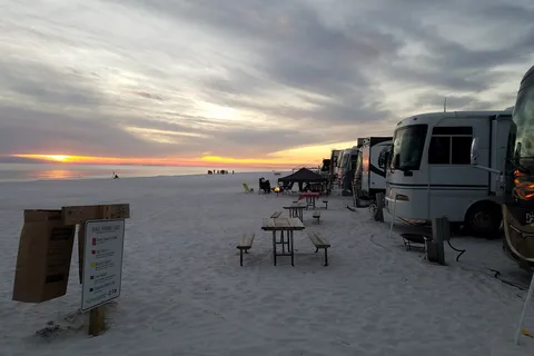 Camping on the Gulf