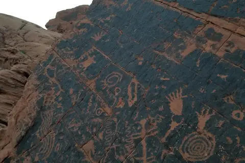 Atlatl Rock - Valley of Fire State Park