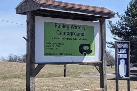 Falling Waters Campground home of Buttermilk Falls