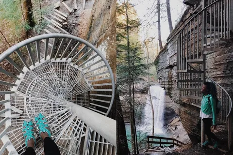 Greeter Falls Campground