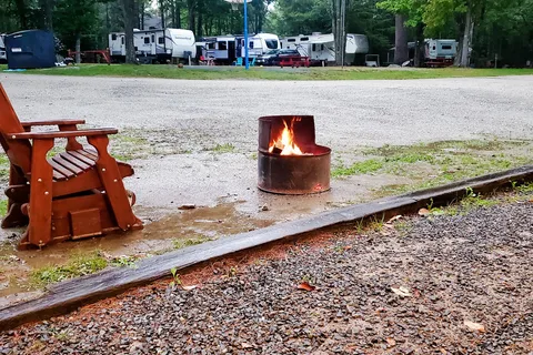 Branch Lake Camping area
