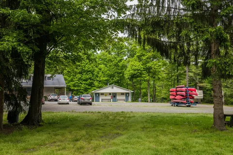 River Beach Campsites on the Delaware-Kittatinny Canoes