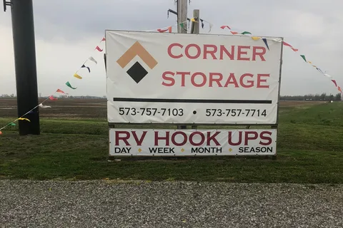 Corner Storage and RV Hook-Ups