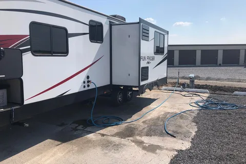 Corner Storage and RV Hook-Ups