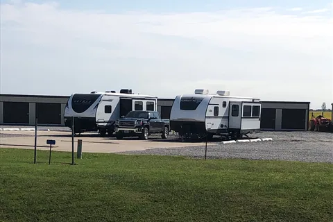Corner Storage and RV Hook-Ups