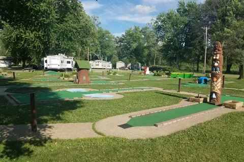 Sun Retreats Rock River