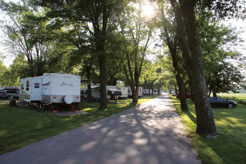 Sun Retreats Rock River