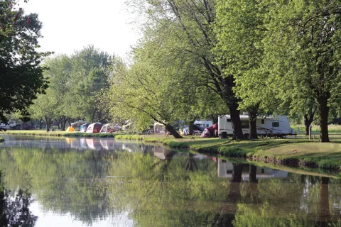 Sun Retreats Rock River