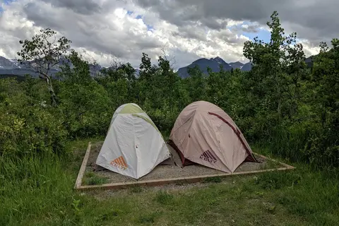 St Mary Campground - Glacier National Park