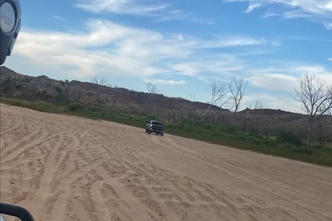 Blue Creek Bridge Off Road - Lake Meredith National Recreation Area
