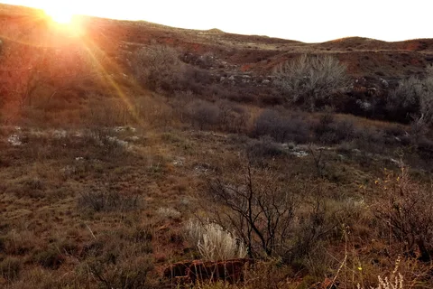 Blue Creek Bridge Off Road - Lake Meredith National Recreation Area
