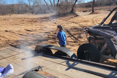 Blue Creek Bridge Off Road - Lake Meredith National Recreation Area