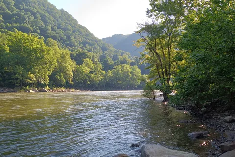 Grandview Sandbar - New River Gorge National River