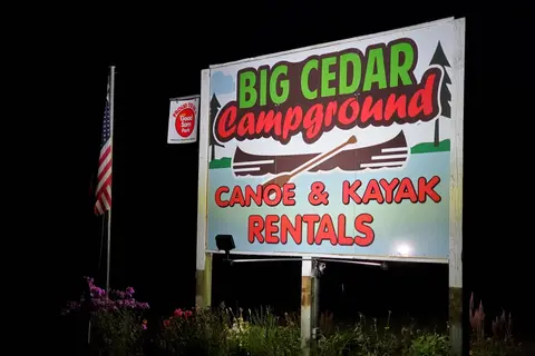 Big Cedar Campground Canoe and Kayak Livery