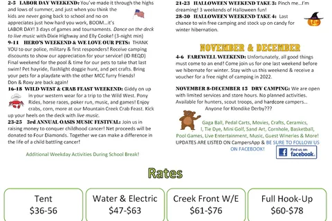 Mountain Creek Camp Ground
