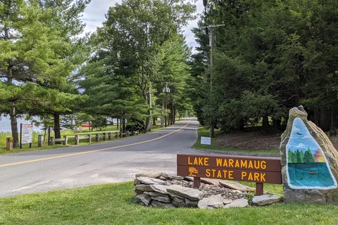 Lake Waramaug State Park Campground