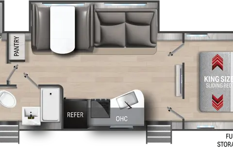 MPG Glamper’s Mansion w/ 2 Bedrooms & Outdoor Kitchen