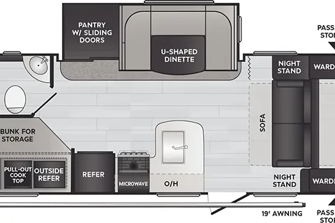 'Evelyn' 2023 Keystone RV Passport ACO2302