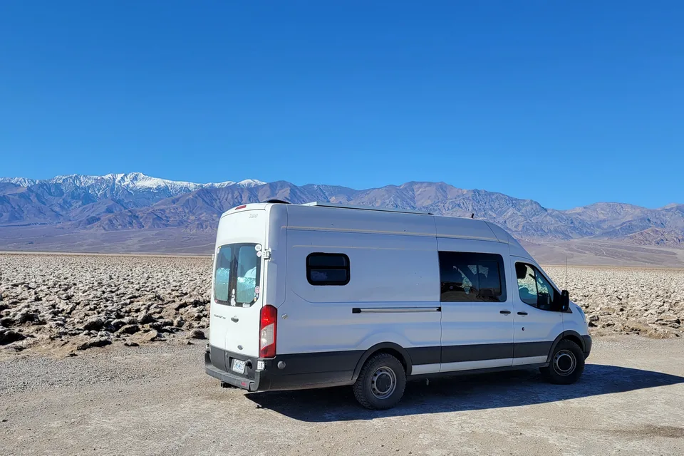 Falkor - Transit 6'5" inside Hot Showers 40gal water Custom Ford Campervan