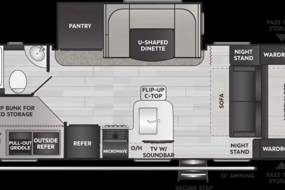 2022 Keystone Passport Bunk Model