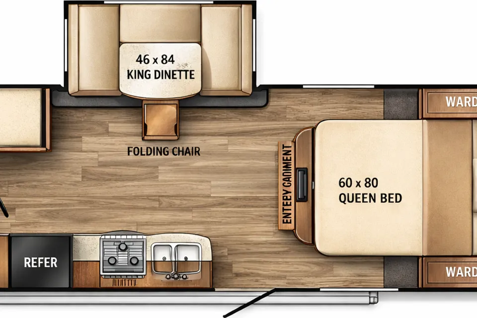 Family Adventure RV w/ 55” Projector | Luxury • Bunks • Half Ton Towable