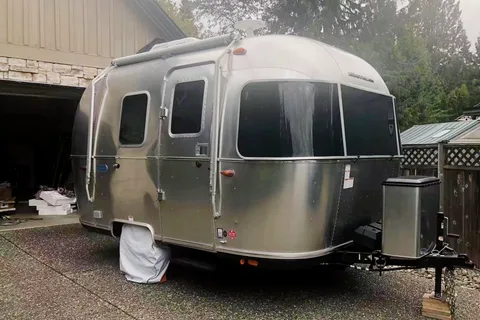 John's family Airstream 16 ft Travel Trailer