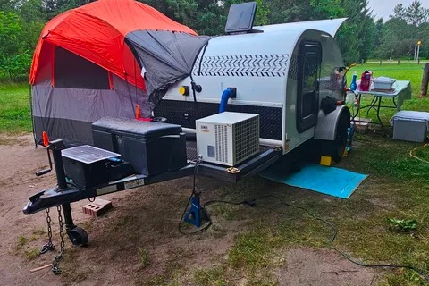 Daniel's Little guy 6 wide Micro Trailer with most harley davidson hauling capability